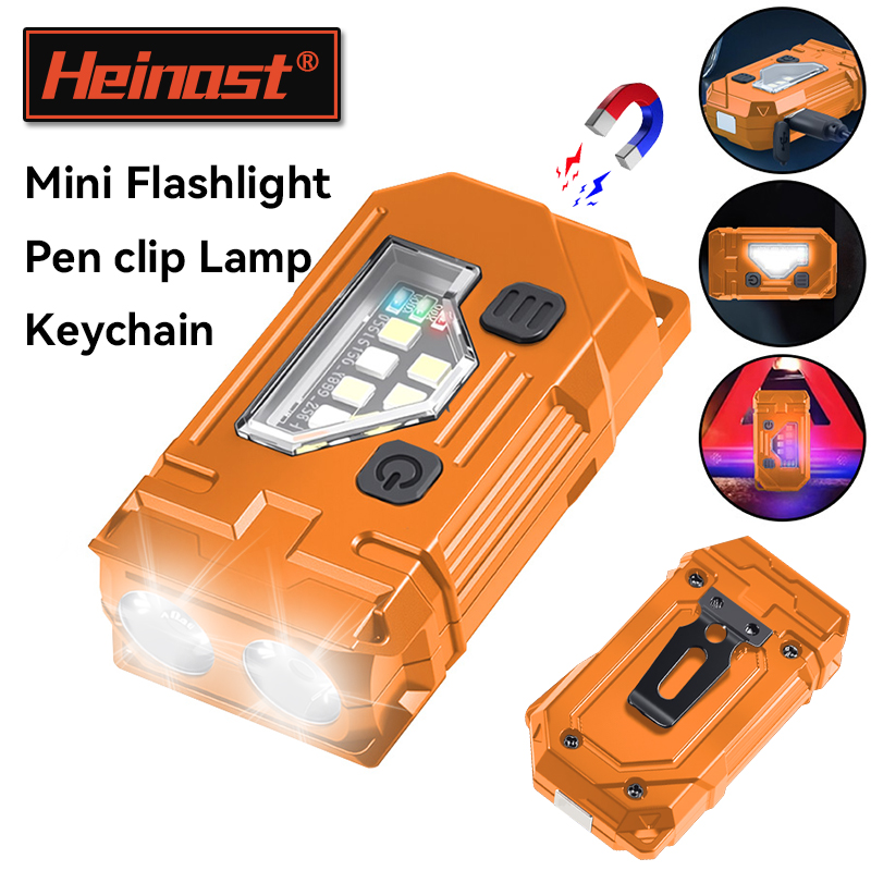 Outdoor Lighting Black - Mini Anahtarlık EDC El Feneri Şarj