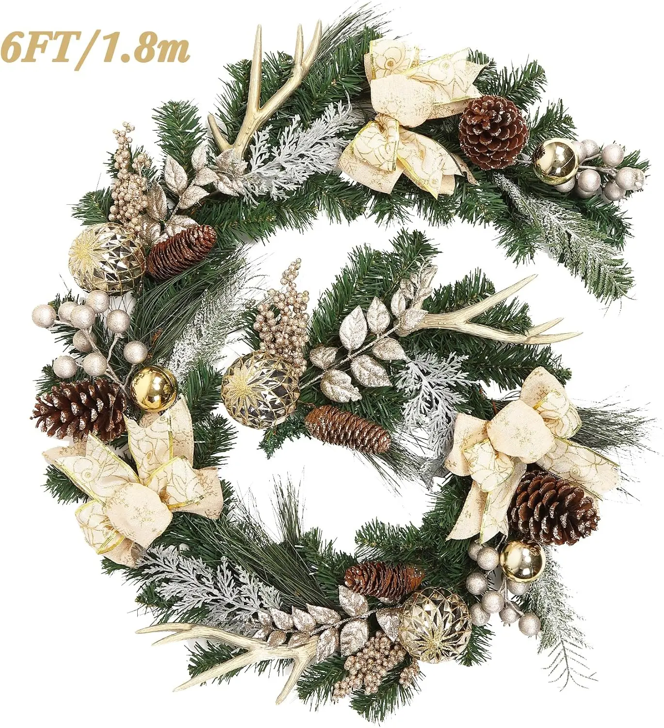 Outdoor Lighting Effects - Garvee 6 ft Uzunluğunda, Önceden Işıklarla