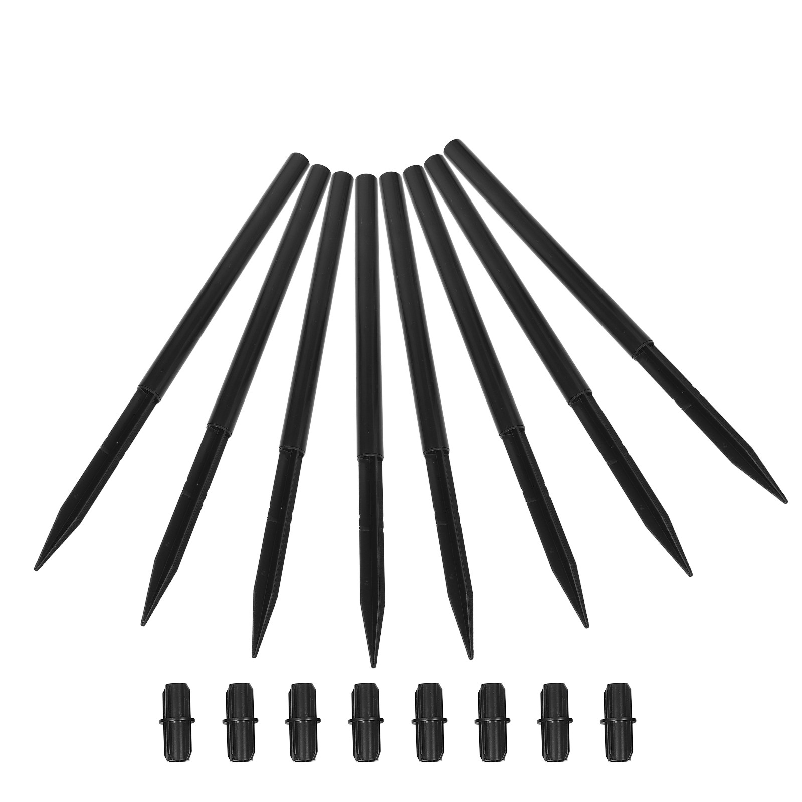 Outdoor Lighting Pathway - 8'li Set Plastik Güneş Enerjili Bahçe