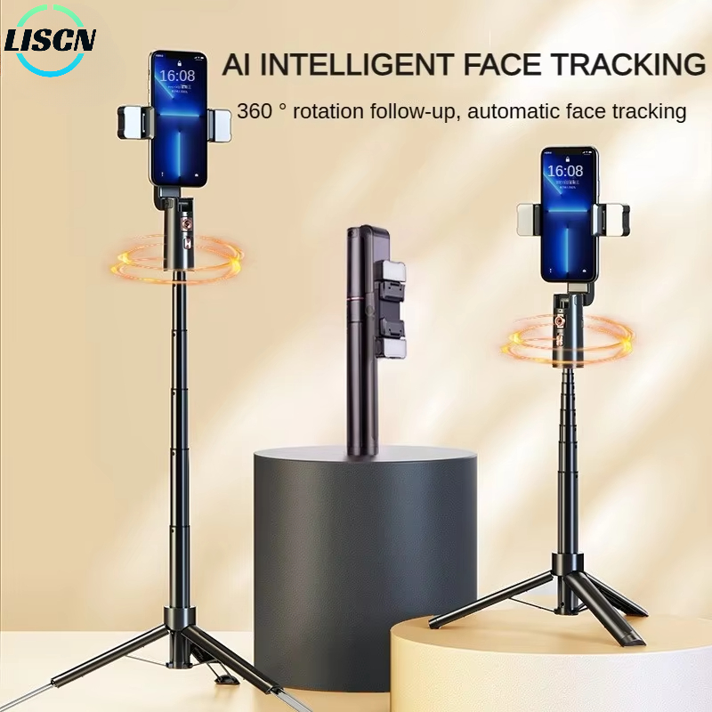 Outdoor Lighting Track - LISCN Uzatılabilir Selfie Çubuğu Otomatik Yüz
