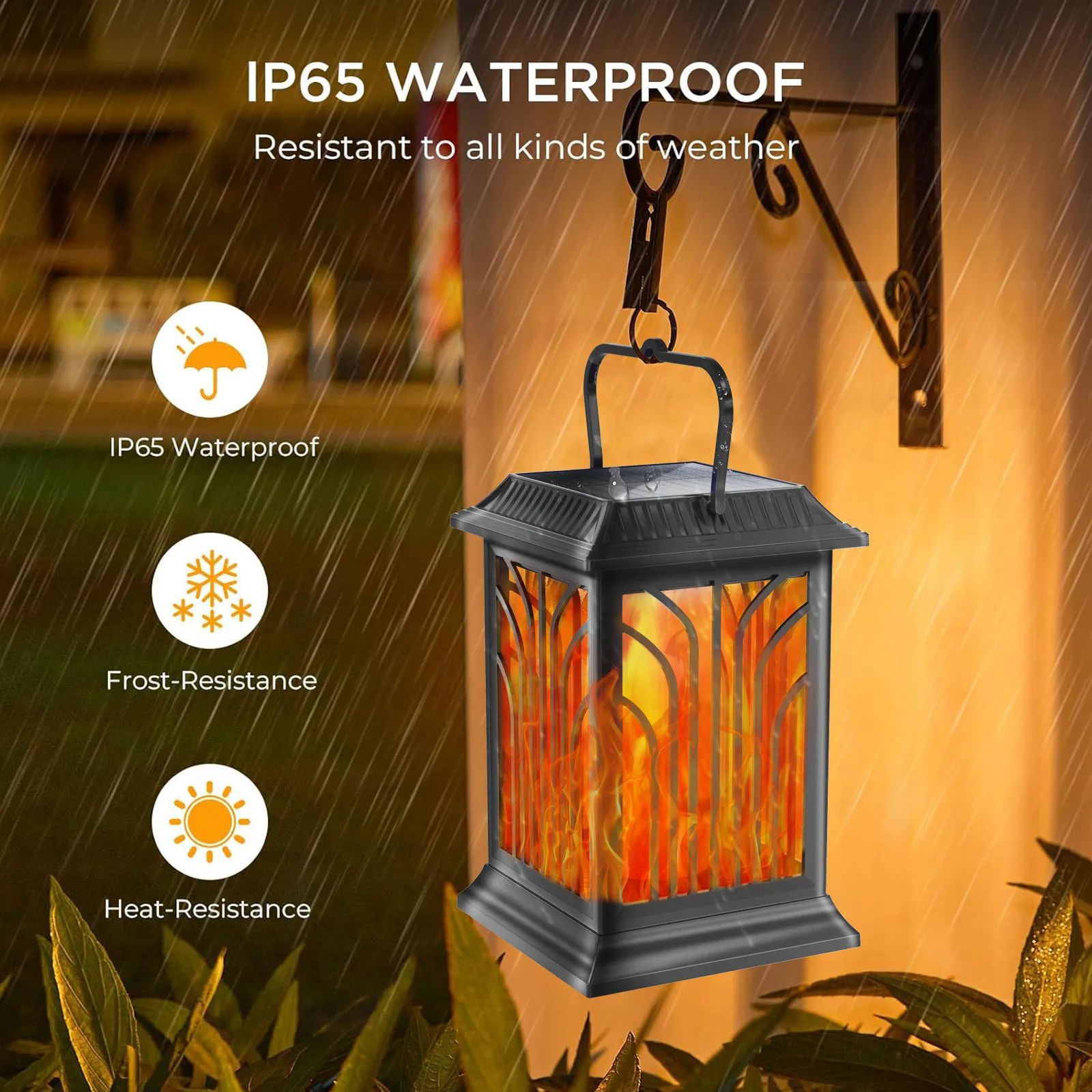 LED güneş enerjili alevli dike - Outdoor Lighting And Landscape incelemesi ve fiyatı