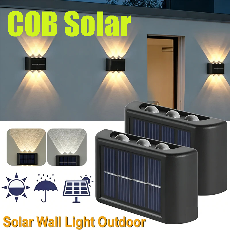COB Güneş Enerjili Duvar Lamba - Outdoor Lighting Waterproof incelemesi ve fiyatı