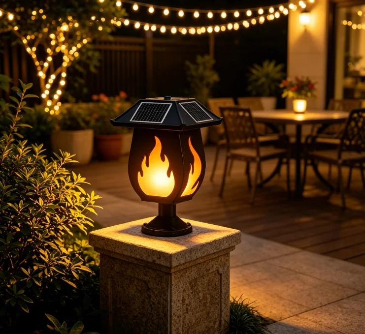 Güneş Enerjili Sütun Farları,  - Outdoor Lighting Waterproof incelemesi ve fiyatı