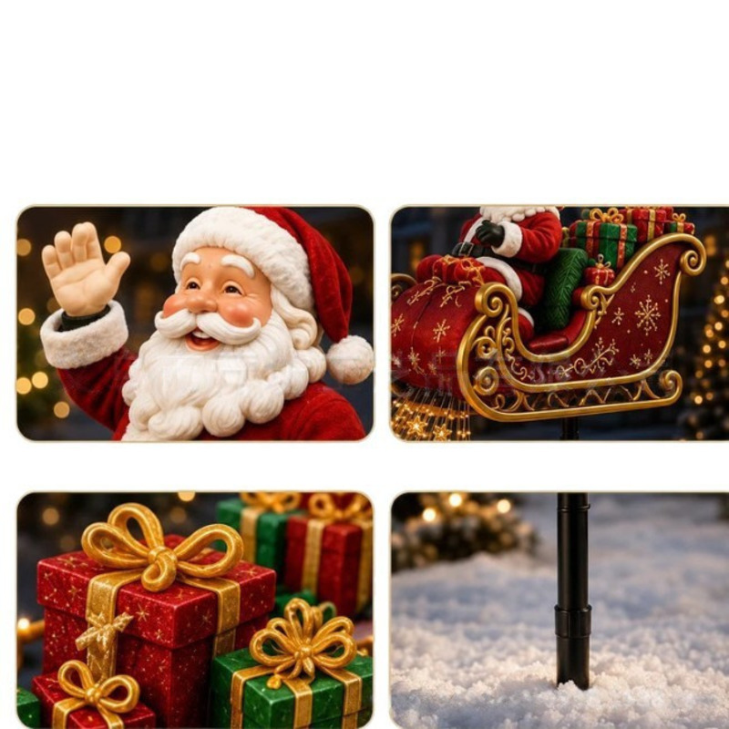 Güneş Enerjili LED Noel Baba K - Outdoor Lighting Pathway incelemesi ve fiyatı