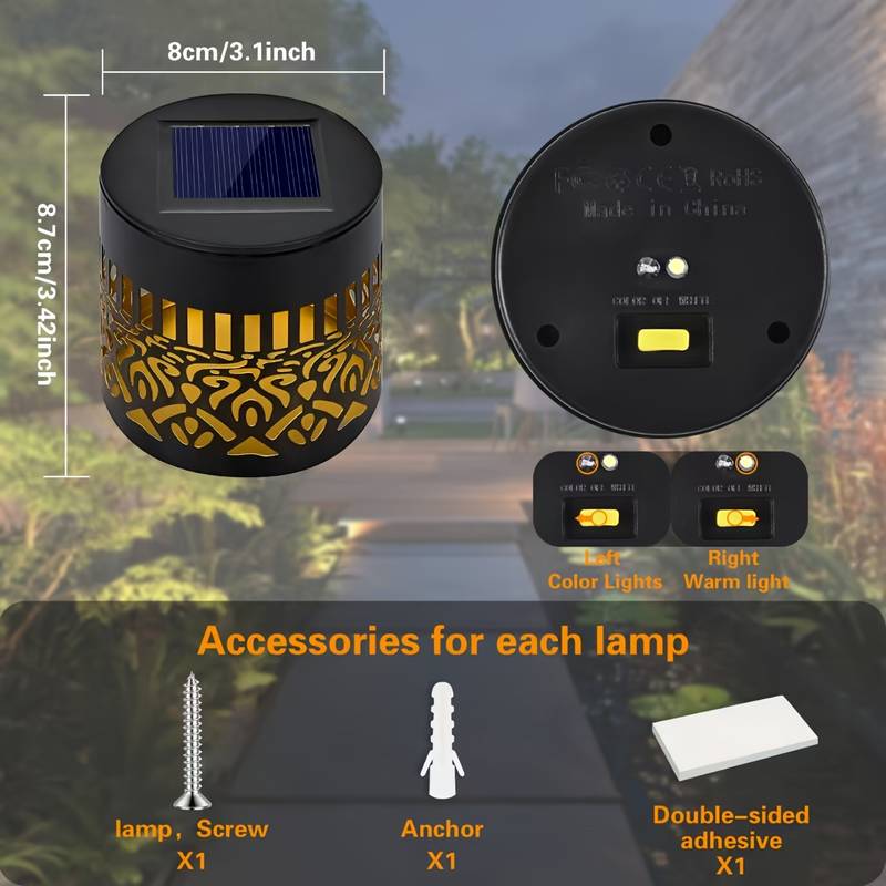 2'li Paket Güneş Enerjili Bahç - Outdoor Lighting Ip65 incelemesi ve fiyatı