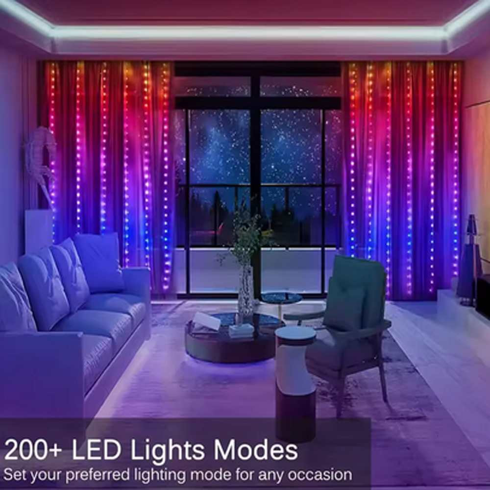 3 M RGB Akıllı LED Perde Işıkl - Outdoor Lighting Effects incelemesi ve fiyatı
